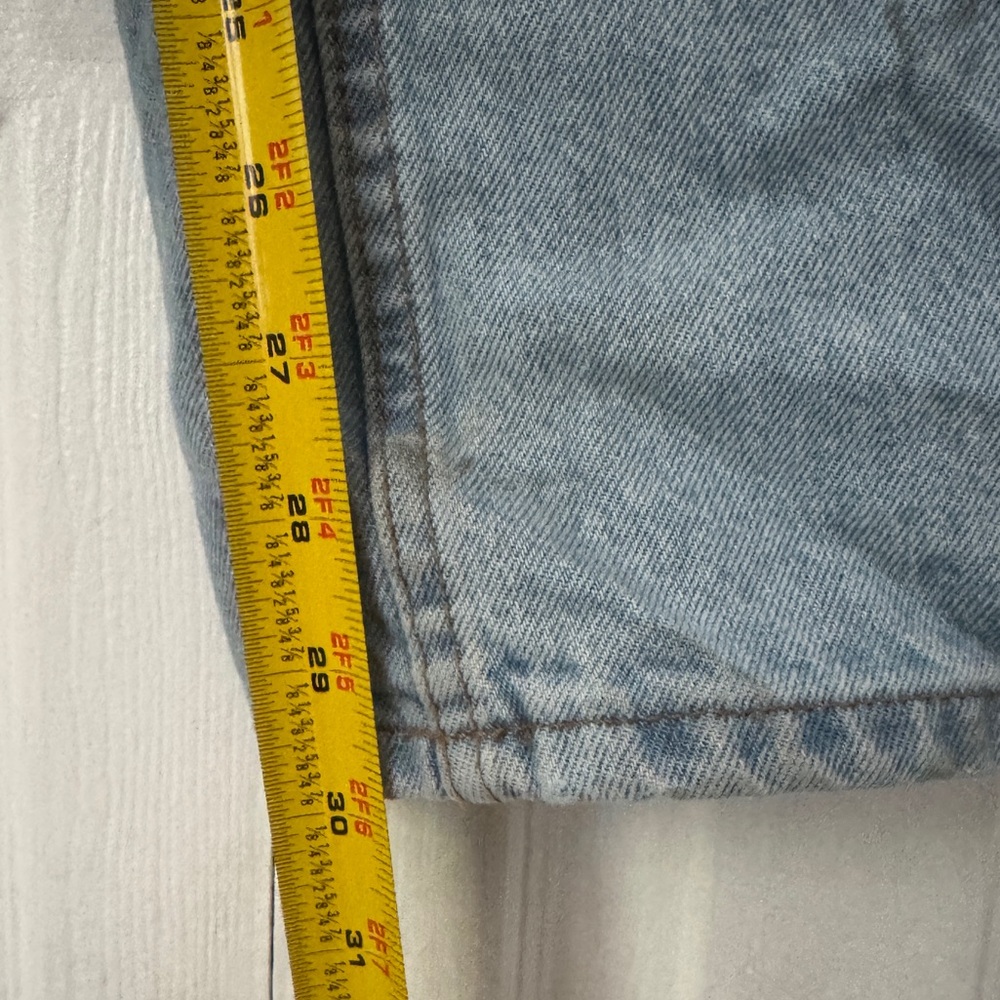 WEEKDAY high rise straight blue jeans - Picture 5 of 6